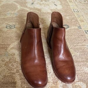 FRYE Brown Leather Ankle Boots